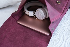 Sac à dos en cuir sac à main femmes petit ordinateur portable bureau sac d'école ordinateur portable cadeaux pour lui son sac de voyage LBK-0072 - Product Image 5