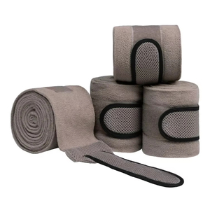 Vendas para Entrenamiento de Caballos, Transpirables, de Forro Polar, Elásticas y Resistentes, para Ejercicio y Prevención de Lesiones - Product Image 1