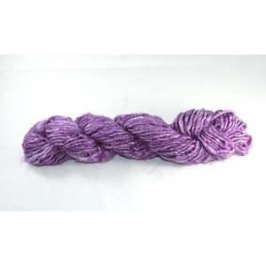 Fil de viscose banane lavande, filé et teint à la main, pour tissage, tricot, crochet, couture, chaussettes - Product Image 1