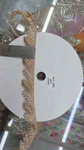 Encaje de Poliéster Metálico Colorido, Soluble en Agua, Ecológico, Personalizado, con Cuentas Bordadas, para Decoración de Zapatos, Tamaño 15mm - Product Image 6