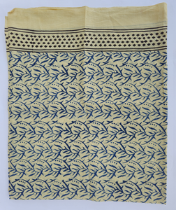 Wholesale Yellow Blue Bagru Print <b>Sarong</b> Hand Block Print 100% Cotton Beach Wrap Indian Pareo Cover Up Boho Swimwear <b>Sarong</b> Wrap - Product Image 1