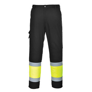 Men's Hi Vis <b>Work</b> Safety Workwear <b>Clothes</b> Multi Pocket Reflective <b>Construction</b> Stretch Working Pants - Product Image 4