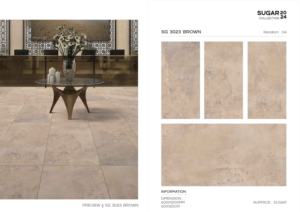 Azulejos de porcelana con aspecto de diseñador, superficie efecto azúcar, 60x120cm, 600x1200mm, tamaño 24x48, para paredes y suelos interiores de primera calidad. - Product Image 4