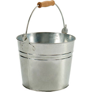 Wholesale Eco Friendly Galvanized Steel Mop Bucket With Wire Handle Vintage Tin Pail For Home And Garden <b>Household</b> Storage Decor - Product Image 1