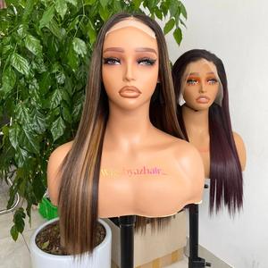 Meilleur prix pour la couleur mélangée déjà faite Piano Highlight perruque extensions de cheveux humains vietnamiens bruts du vendeur Vietnam - Product Image 5