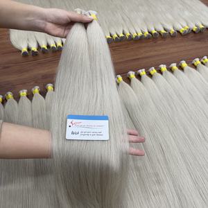 Extensiones de Cabello Humano Remy Vietnamita 100% al por Mayor, a Granel, con Cutícula Completa Alineada, Doble Trama, Sin Procesamiento Químico - Product Image 3