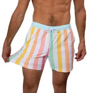 Shorts de plage légers sublimés pour hommes, shorts de bain à séchage rapide, shorts décontractés - Product Image 5