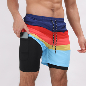 Shorts de sport en mesh double couche pour hommes, haute qualité, séchage rapide, pour l'été – Prix de gros, tailles et logo personnalisables - Product Image 1