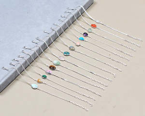 Women's Bohemian Style Geometric Design High Quality Assorted Crystal Handmade Bezel <b>Silver</b> Plated Brass <b>Bangles</b> Multi Color - Product Image 4