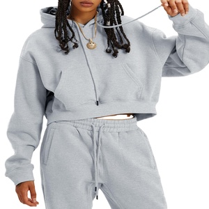 Chándal para Mujer, Corte Regular, Informal, Grueso, 100% Algodón, Nuevo Estilo, Precio al por Mayor - Product Image 5