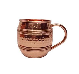 Contemporary Copper Moscow Mule <b>Mugs</b> Made For Iced Beverage Serving Elegant Addition To Kitchen Bar And Celebrations - Product Image 2