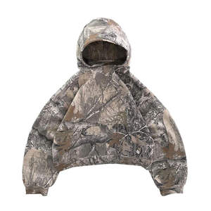 Latest Trendy high quality Pink Camouflage Custom Print Zip Up Hoodie Women Oversized Streetwear hoodie - Product Image 5