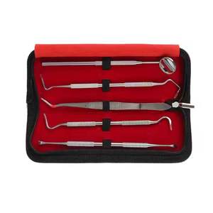 Juego de 5 Instrumentos Quirúrgicos Manuales de Acero para Consultorio Dental, Uso Profesional, Certificación CE, por Grip Surgical - Product Image 2