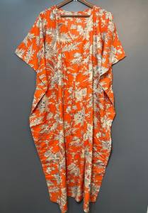 Nuevo Kaftán Naaz Textile de Lujo con Estampado Animal, Cuello en V, Cordón Ajustable, Manga Corta, Corte Evase, Algodón Suave Indio, Encaje de Verano para Mujer - Product Image 2