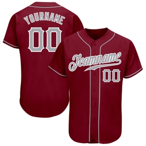 Wholesale Best Selling OMMIZ INDUSTRY Custom White Purple Pinstripe Purple-Gray Authentic <b>Raglan</b> Sleeves Baseball Jersey - Product Image 5