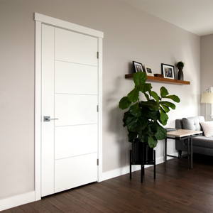 Puertas de Madera Maciza MDF de Entrada, Alta Calidad, Melamina, Precolgadas, Interiores, Insonorizadas, Impermeables, Minimalistas, para Apartamentos, Casas y Hoteles - Product Image 5