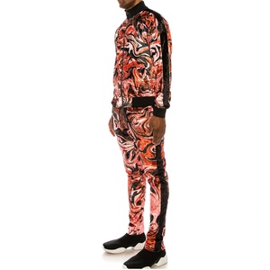 Ensemble de survêtement décontracté personnalisé pour homme, idéal pour la gym et l'entraînement, avec manches longues, poches zippées et tissu extensible quadridirectionnel - Product Image 2