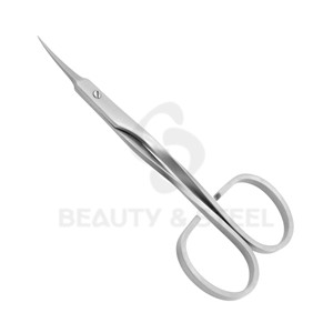 Durable Stainless Steel Cuticle Trimmer with Clinical <b>Sandblasted</b> Finish and High-Precision Alignment for Nail Detail - Product Image 1