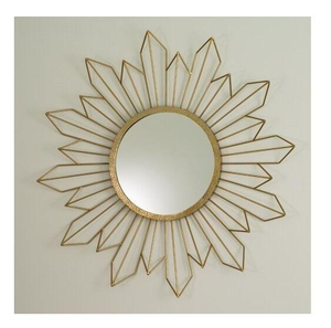 High Quality Antique Metal Framed Wall Decorative <b>Mirrors</b> Unique Frameless Design Wholesale Exported India Wedding Occasions - Product Image 2
