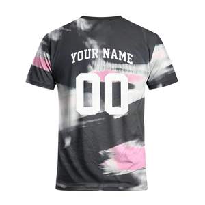 Maillot de football personnalisé OEM imprimé par sublimation 100 % polyester, respirant, séchage rapide, tenue d'entraînement, nom du joueur d'équipe - Product Image 2