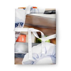 Tablier de chef Cavalier Spaniel unisexe grand multicolore pour cuisine cuisson artisanat jardinage pour femmes et hommes adultes - Product Image 3