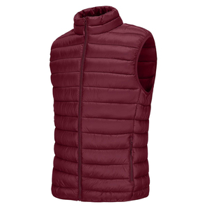 Men Winter Puffer Vest <b>Lightweight</b> Cotton Polyester <b>Gilets</b> Insulated Casual Workwear Vests for Outdoor Padded Men Puffer Vests - Product Image 1