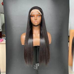 Perruques Bob 2*6 Vendeurs de perruques de cheveux humains vierges lisses à os vietnamien Fermeture à lacet transparent Perruques courtes pour femmes - Product Image 3