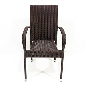 Fauteuil à bascule moderne en polyrotin léger, nouveau design pour jardin, terrasse, salle à manger, chaise de café pour hôtel, loisirs, usage extérieur - Product Image 6