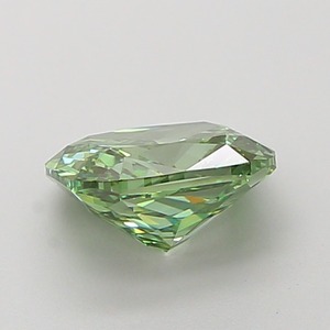 Diamant de laboratoire cultivé CVD de 1,41 ct, taille coussin, vert vif fantaisie, clarté VS1, excellente taille, pierre précieuse non montée pour bijoux personnalisés - Product Image 3