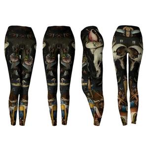 Tie Dye personnalisé été femmes nouvelle mode décontracté taille moyenne coton Yoga Slim Legging pantalon vente en gros de vêtements de sport Fitness ensembles - Product Image 3