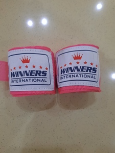 Bandages de boxe professionnels en coton, élastiques, respirants, stables, avec logo personnalisé, durables, 180 pouces, Mexique - Product Image 4