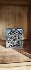 Newly Design Metal Hammered Napkin Box Rectangular Shape Customized Logo Napkin <b>Tissue</b> <b>Paper</b> Box From India - Product Image 3