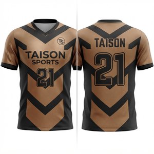 Camiseta de Hockey sobre Césped para Hombre, Malla de Poliéster Premium de 150 GSM, Impresión Personalizada por Transferencia de Calor, Secado Rápido, Uniforme Deportivo Negro - Product Image 1