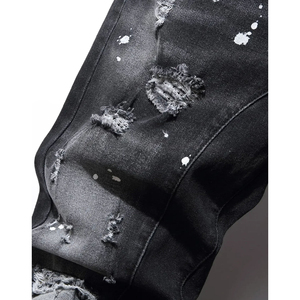 Pantalones Cortos de Mezclilla Sólidos Ecológicos Personalizados para Hombre, Corte Ajustado, Ropa Casual de Calle de Alta Calidad - Product Image 5