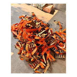 Offre exclusive : Sangle de fixation à cliquet robuste de 50 mm, capacité 3 tonnes, avec crochets de type J – Qualité industrielle - Product Image 2