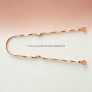 Limpiador de Lengua de Cobre al por Mayor con Diseño Ergonómico de Lazo, Herramienta Reutilizable para Higiene Bucal y Cuidado Personal - Product Image 3