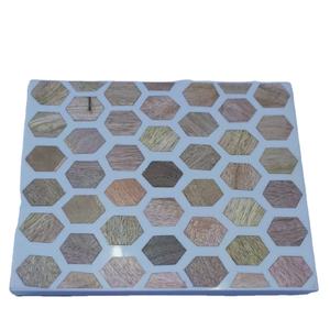 Sous-verres carrés en bois d'acacia mangue brun foncé avec support disponibles en différentes formes de conceptions cuisine usage domestique prix d'usine - Product Image 5