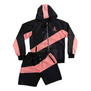 Conjunto corto cortavientos para hombre, ropa deportiva ligera para entrenamiento y uso al aire libre. - Product Image 2