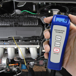 Tachymètre numérique portatif pour moteur à essence - Détecteur et compteur de régimes sans contact avec indicateur de signal et connexion PC - Product Image 2