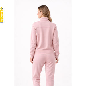 Survêtement unisexe à capuche en polyester/coton respirant, deux pièces, vente en gros OEM, impression numérique personnalisée, meilleur prix, décontracté, pour la gym - Product Image 3