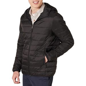 Chaqueta acolchada personalizada para hombre con capucha, impermeable, con relleno de algodón, ropa de invierno, chaqueta de burbujas para hombre en venta a precio económico. - Product Image 1