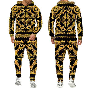 Chándal Deportivo de Poliéster para Hombre con Logotipo Personalizado al por Mayor, Ropa Deportiva Transpirable de Alta Calidad con Capucha para Invierno, Opciones de Tallas Grandes - Product Image 1