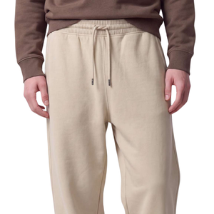 Wholesale <b>Mens</b> Relaxed Fit <b>Trousers</b> Custom <b>Elastic</b> Drawstring <b>Waist</b> Side Pockets Straight Leg Casual Lounge Wear Private Label - Product Image 4