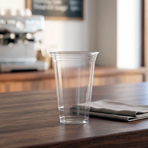 QUANG QUAN High Quality Transparent 16/22/24oz Recyclable PP <b>Plastic</b> <b>Cups</b> With Lids 95mm for Iced Coffee Tea Beverages Take Away - Product Image 1