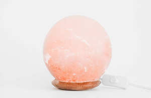 Lampe Sphère de Sel Rose de l'Himalaya Unique Fait à la Main Superbe Décoration de Maison Sculpture Artistique pour Apaiser l'Artisanat Naturel. - Product Image 6