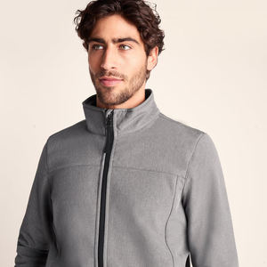 Chaqueta Soft Shell de Primera Calidad para Hombre - Servicio OEM - Cierre de Cremallera - Diseño Sólido - Chaquetas de Invierno Duraderas, Impermeables y Ecológicas para Exteriores - Product Image 2