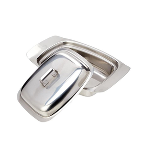 Designer Metal Butter Dish For Stylish <b>Kitchen</b> Interior Adding Functional Beauty And Decorative Metallic Finish - Product Image 2