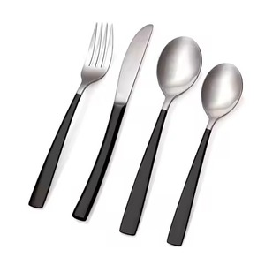 Designer Handmade Metal Spoon And Fork Set Cutlery Set Premium Stainless <b>Flatware</b> Collection For Catering Hotel Service - Product Image 4