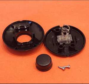 Lampe de sol en plastique avec interrupteur au pied marche/arrêt et garantie de 10 ans - Product Image 1