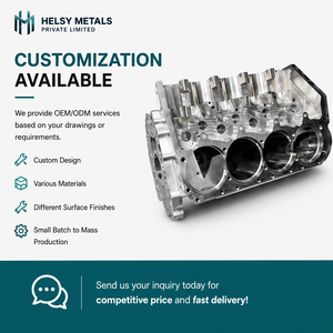 Advanced VMC Machined Aluminum Alloy CNC Machined Cylinder <b>Block</b> High Accuracy <b>Mounting</b> Holes for Automotive Engines Performance - Product Image 6